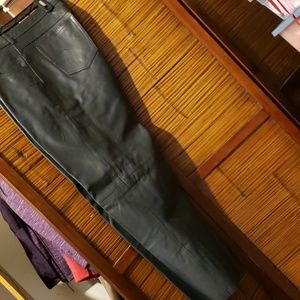 Leather pants